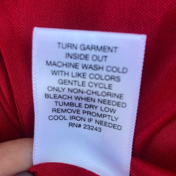 Red Strapless Dress - Picture 8 of 8